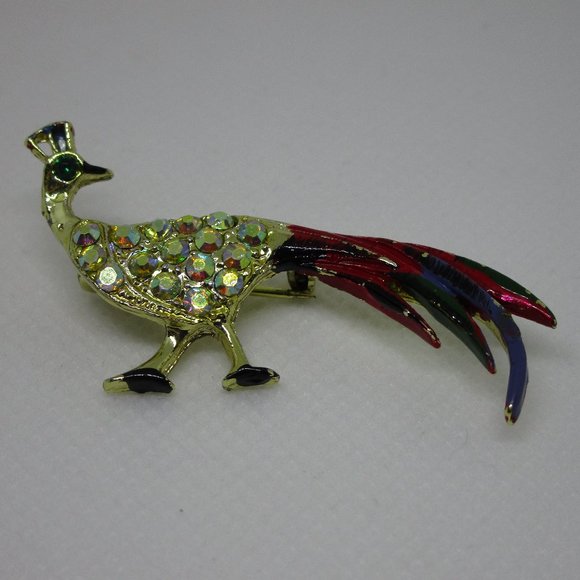 jewelry-vintage-peacock-brooch-pin-poshmark